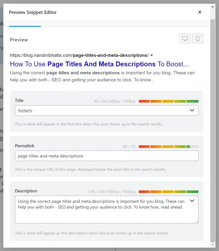 How to add Page Titles and Meta Description using Rank Math Plugin